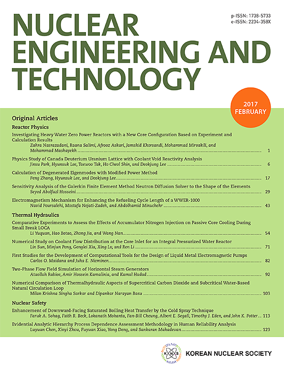 Go to journal home page - Nuclear Engineering and Technology